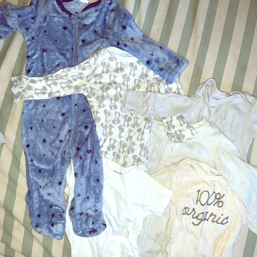 Baby boy onesie bundle 0-6m